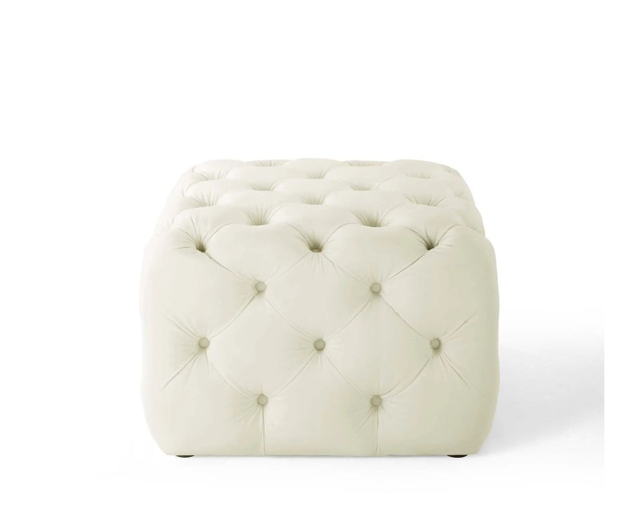 H.O.AK Tufted Button Square Ottoman Collection